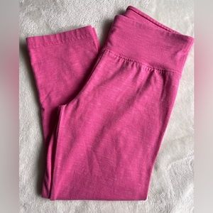 Justice HR cropped Legging, Pink, Girls size 10